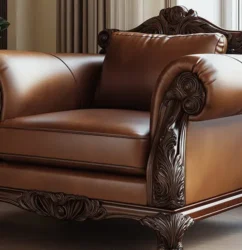 Hand-Carved Wooden Sofa & Couches for Luxury Room